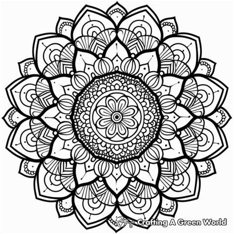 Difficult Mandala Coloring Pages
