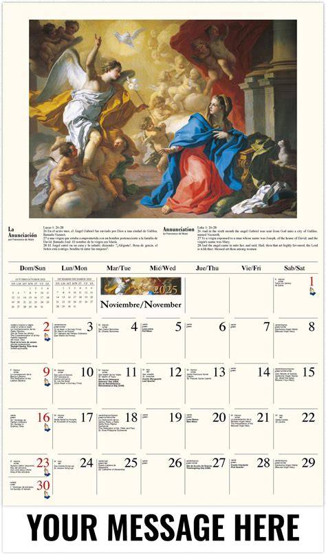 catholic calendar 2025