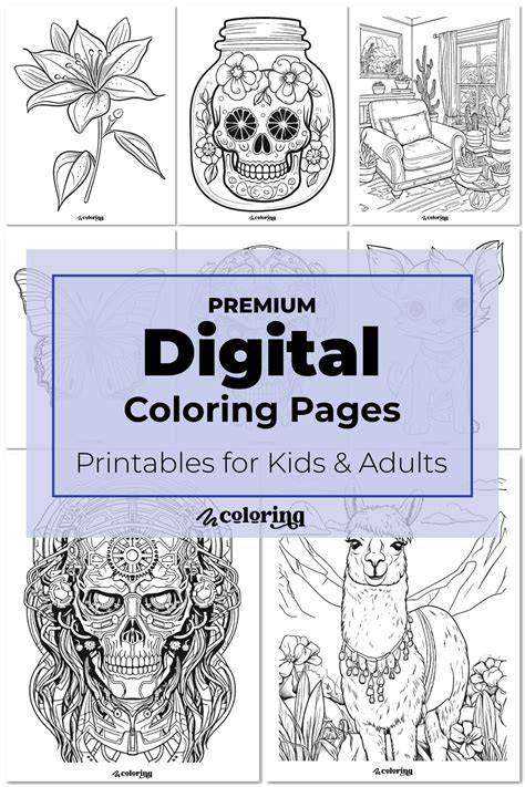 Digital Coloring Pages