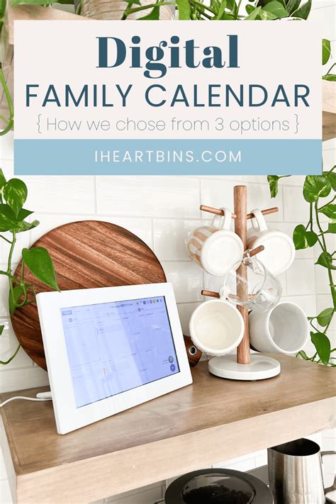 family calendar wall