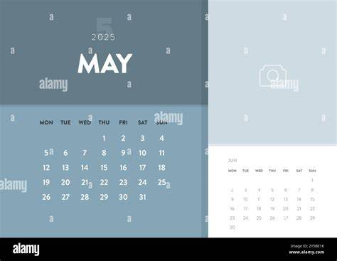 may 2025 calender