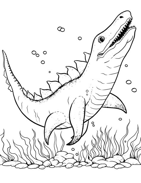 Dinosaur Color Pages Printable