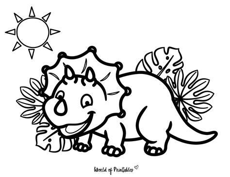 Dinosaur Pictures To Color