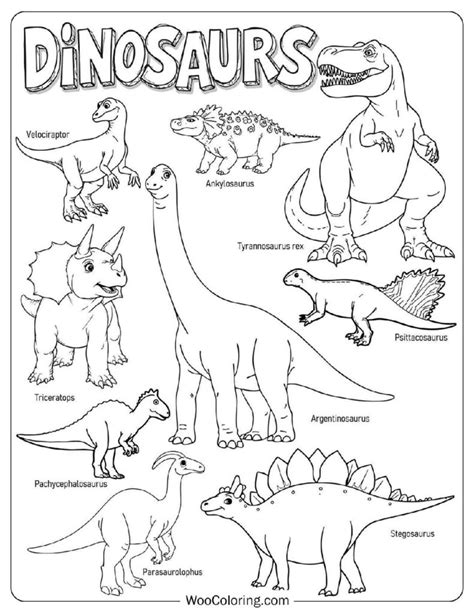 Dinosaurs To Print