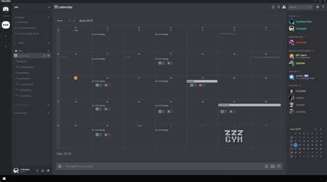 Discord Calendar Integration