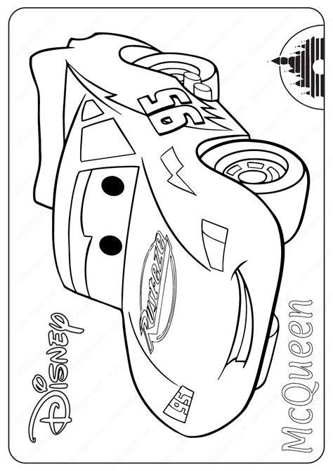 Disney Cars Movie Coloring Pages