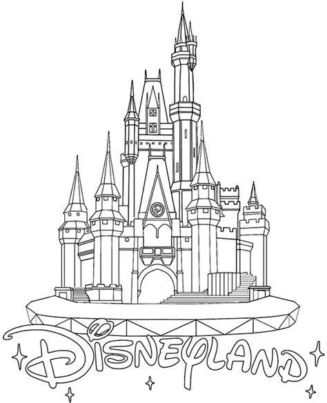 Disney Castle Colouring