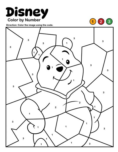 Disney Color By Number