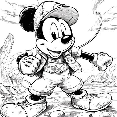 Disney Colouring In Pages Free Printable