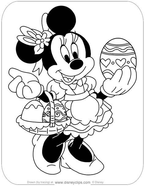 Disney Easter Colouring Pages