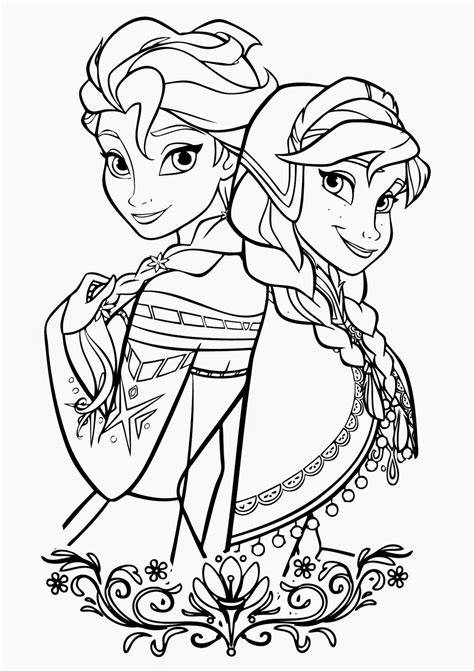 Disney Elsa Coloring Pages