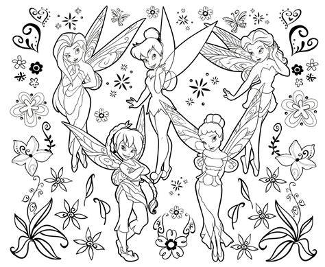 Disney Fairy Coloring Sheets