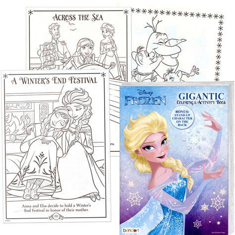 Disney Frozen Coloring Book Pages