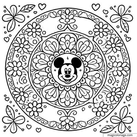 Disney Mandala Colouring Pages