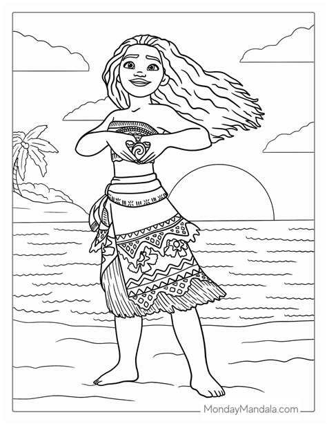 Disney Moana Coloring Pages