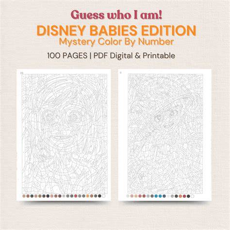 Disney Mystery Coloring Book Pdf Free Download
