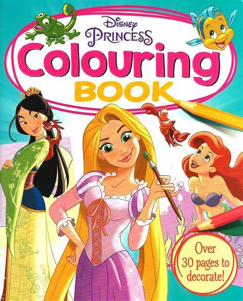 Disney Princess Coloring Book Pages