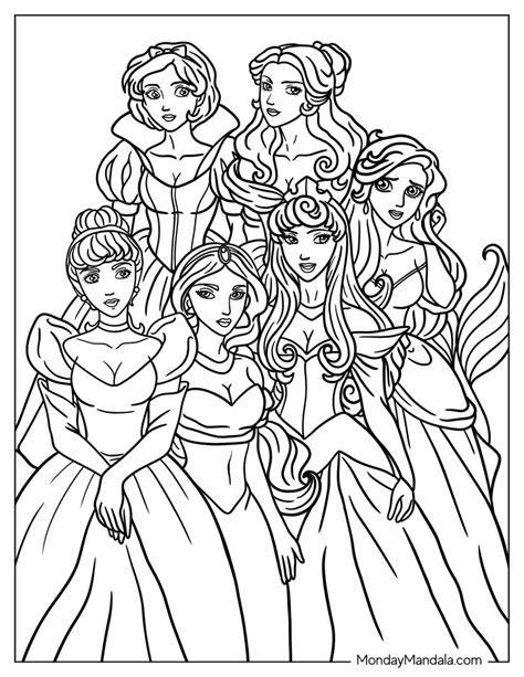 Disney Princess Coloring Sheets