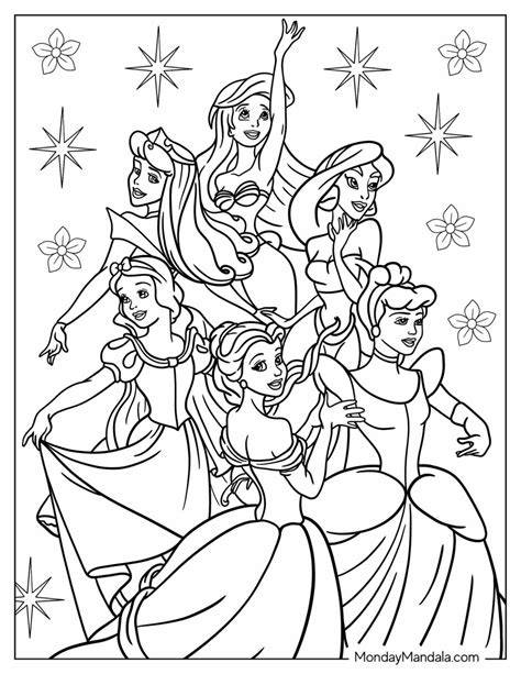 Disney Princess Colouring Pages Printable