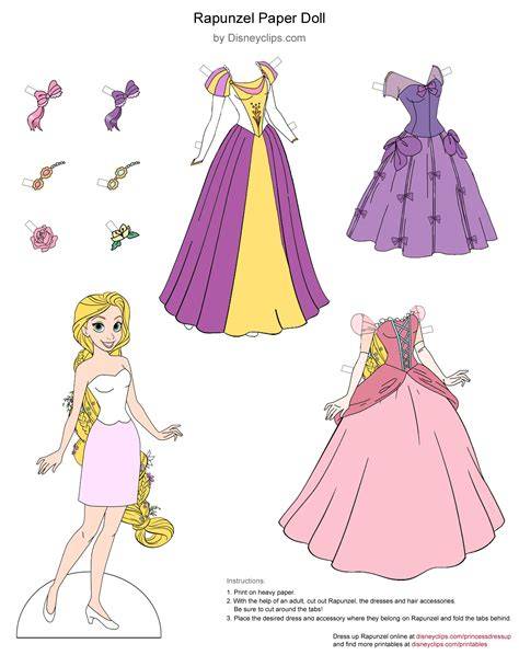 Disney Princess Printable Paper Dolls