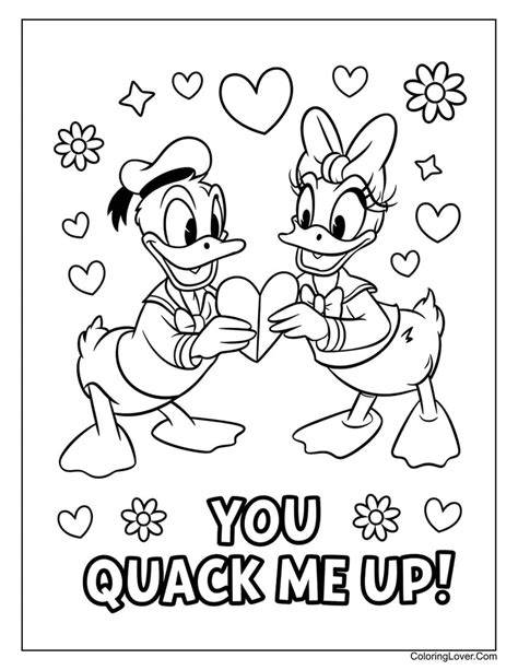 Disney Valentines Day Coloring Pages