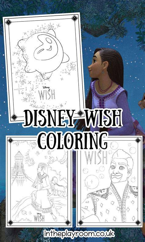Disney Wish Coloring Pages
