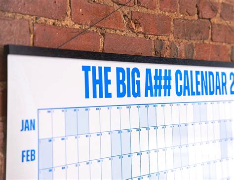 big ass calendar