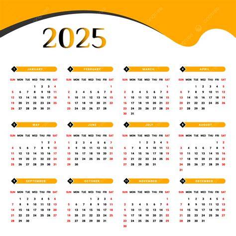 big calendar 2025