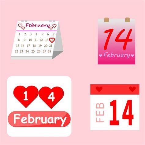 valentine day calendar
