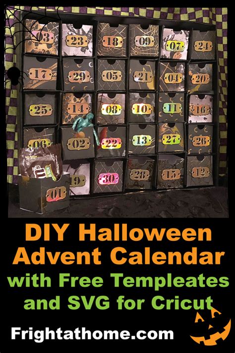 Diy Halloween Advent Calendar