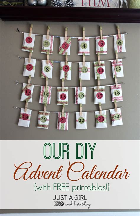 Do It Yourself Advent Calendar Ideas