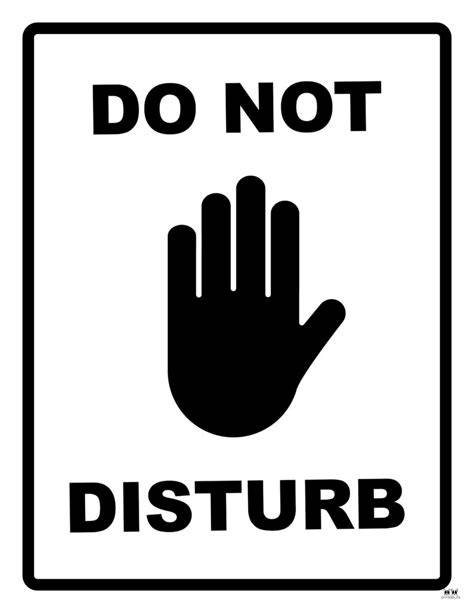 Do Not Disturb Printable