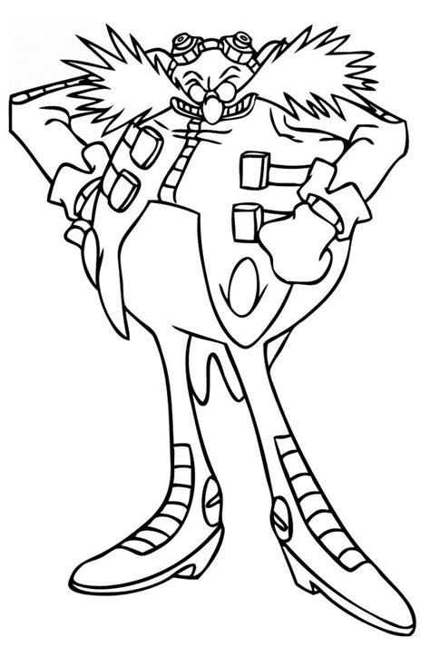 Doctor Eggman Coloring Pages