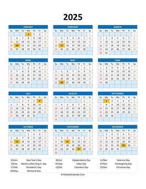 april 2025 calendar with holidays