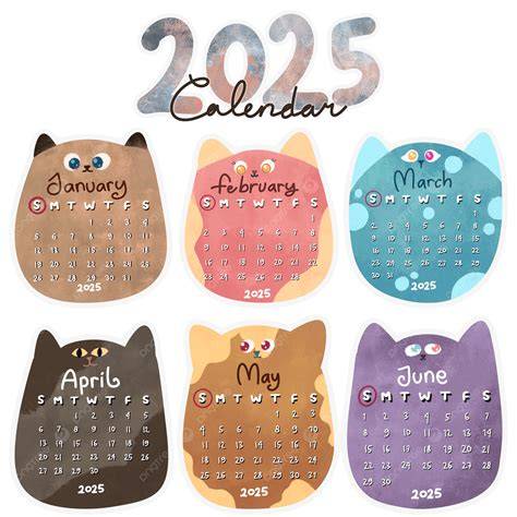 cute calendar 2025
