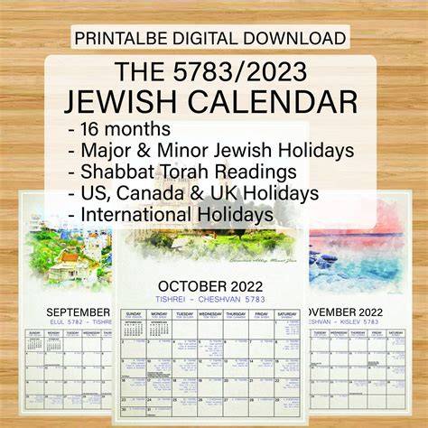 jewish calendar 2025