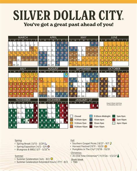 silver dollar city crowd calendar