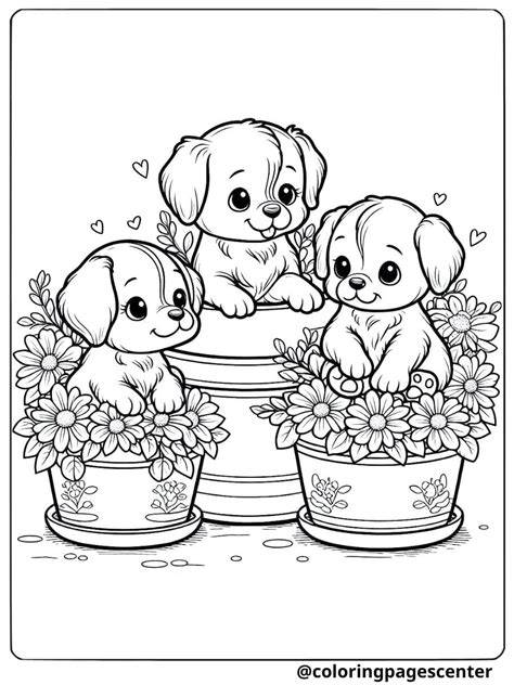 Dogs Coloring Pages Printable