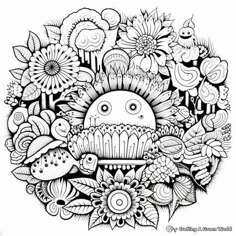 Doodle Coloring Pages For Adults