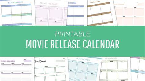 digital movie release calendar