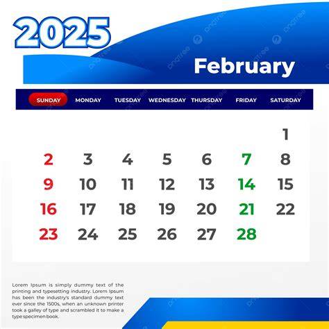 february 2025 calendar