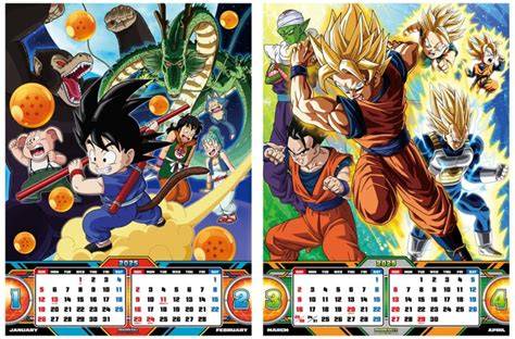 Dragon Ball Calendar 2025