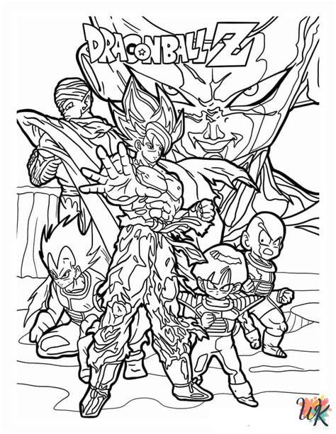 Dragon Ball Z Printable Coloring Pages