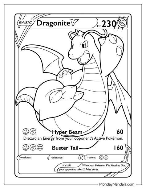 Dragonite Coloring Page