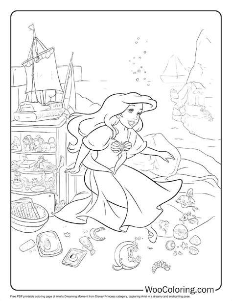 ariel printouts for coloring