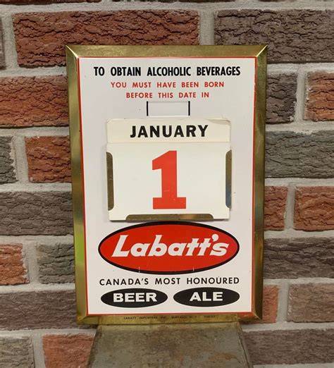 Drinking Age Calendar