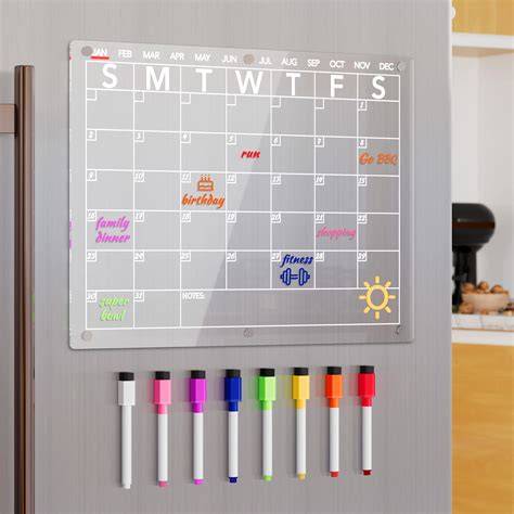 Dry Erase Calendar Magnetic