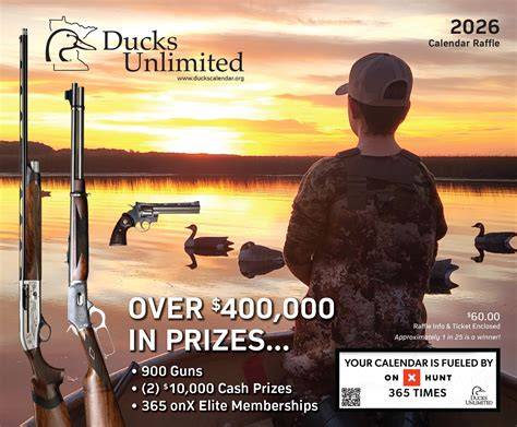 Ducks Unlimited Calendar Raffle