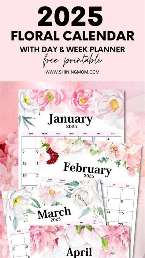 2025 floral calendar