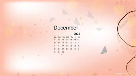 december 2024 calendar wallpaper